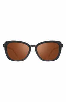 Revo Eva 63mm Polarized Wrap Sunglasses