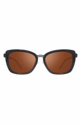 Revo Eva 63mm Polarized Wrap Sunglasses