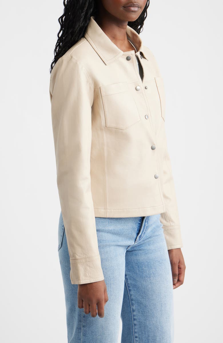 MAURITIUS Lefei Leather Jacket, Alternate, color, 