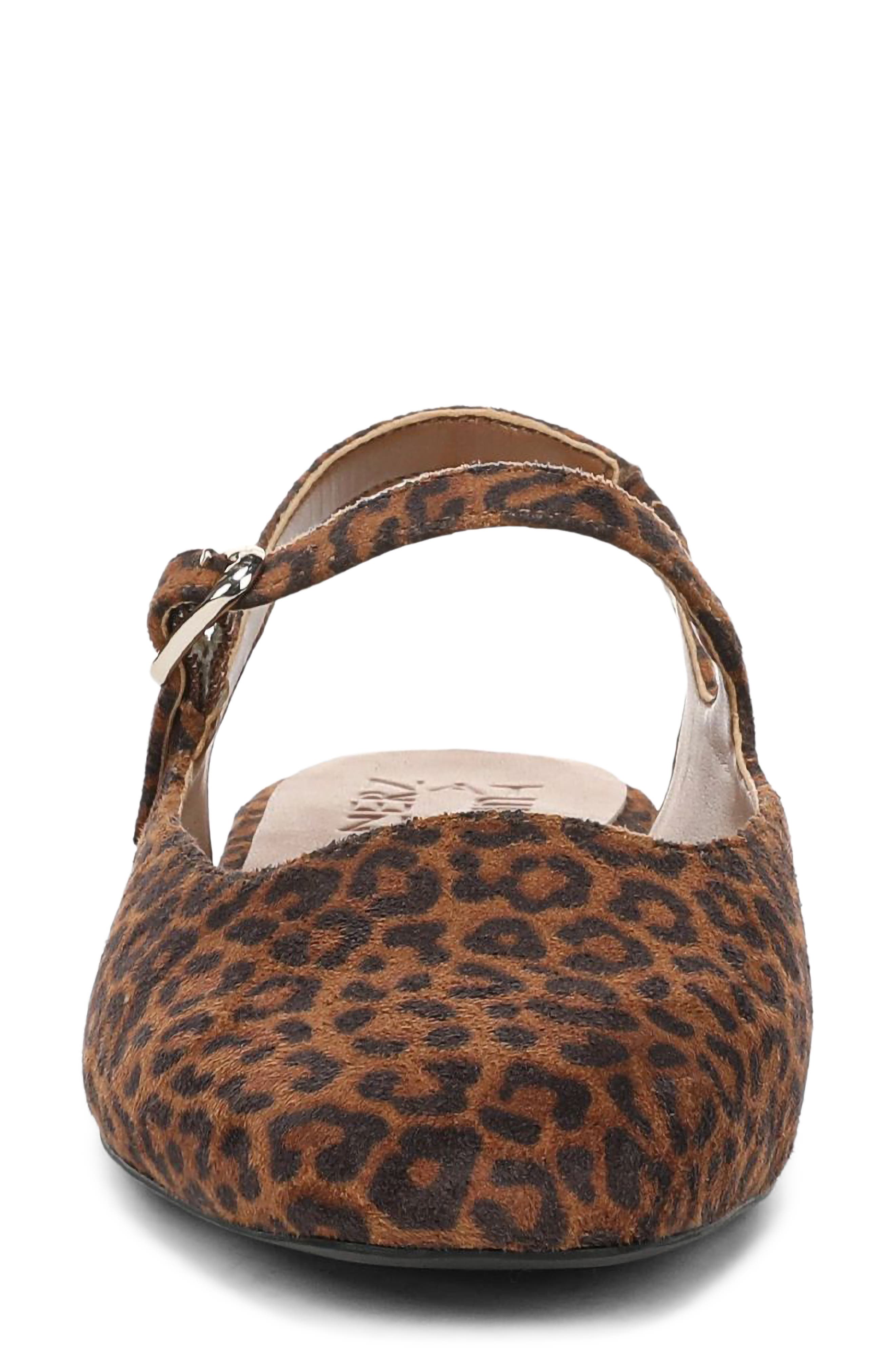 Anikka Mary Jane Slingback Flat, Alternate, color, DARK CHESTNUT