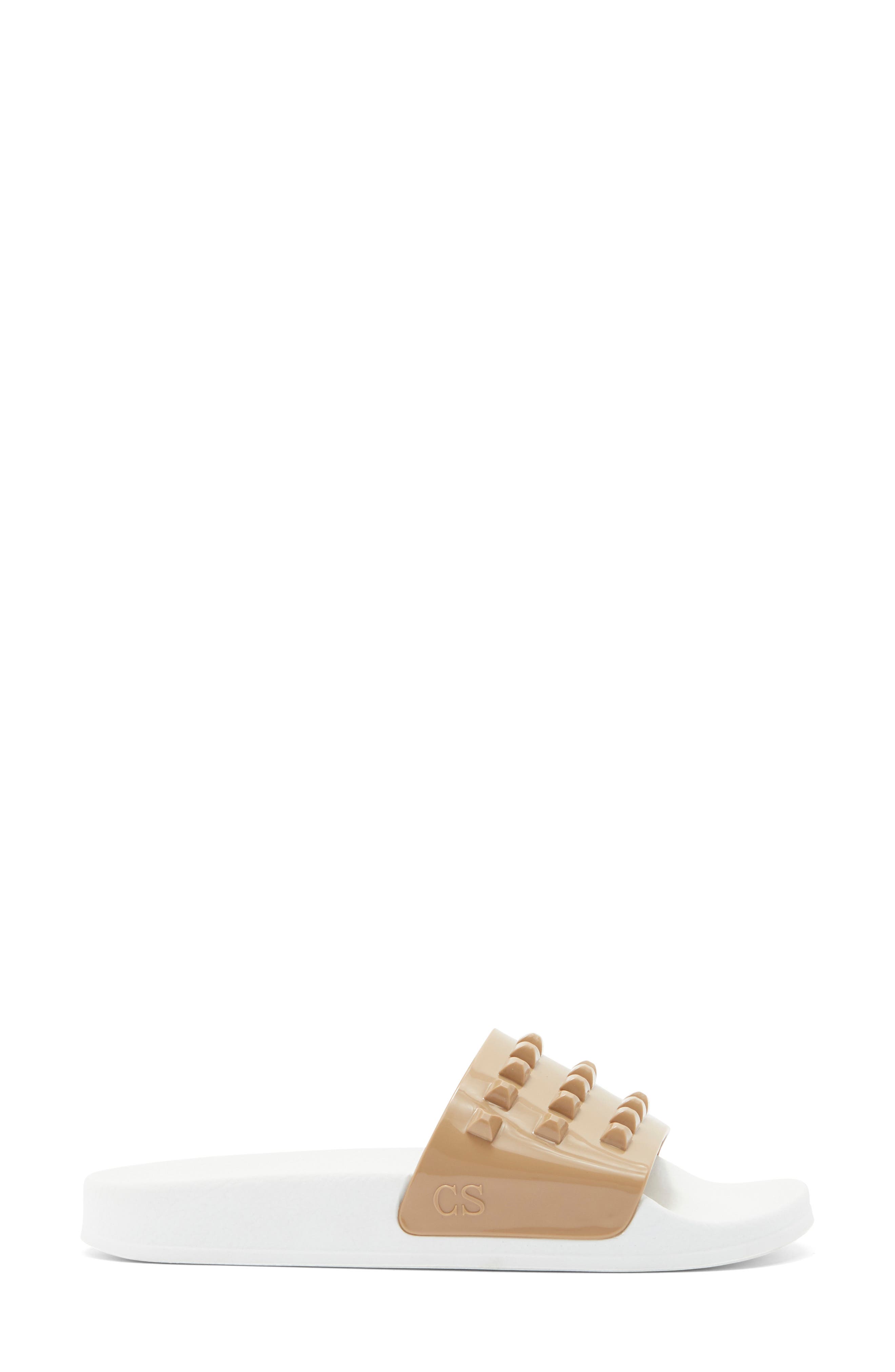 Franco Waterproof Slide Sandal, Alternate, color, BEIGE