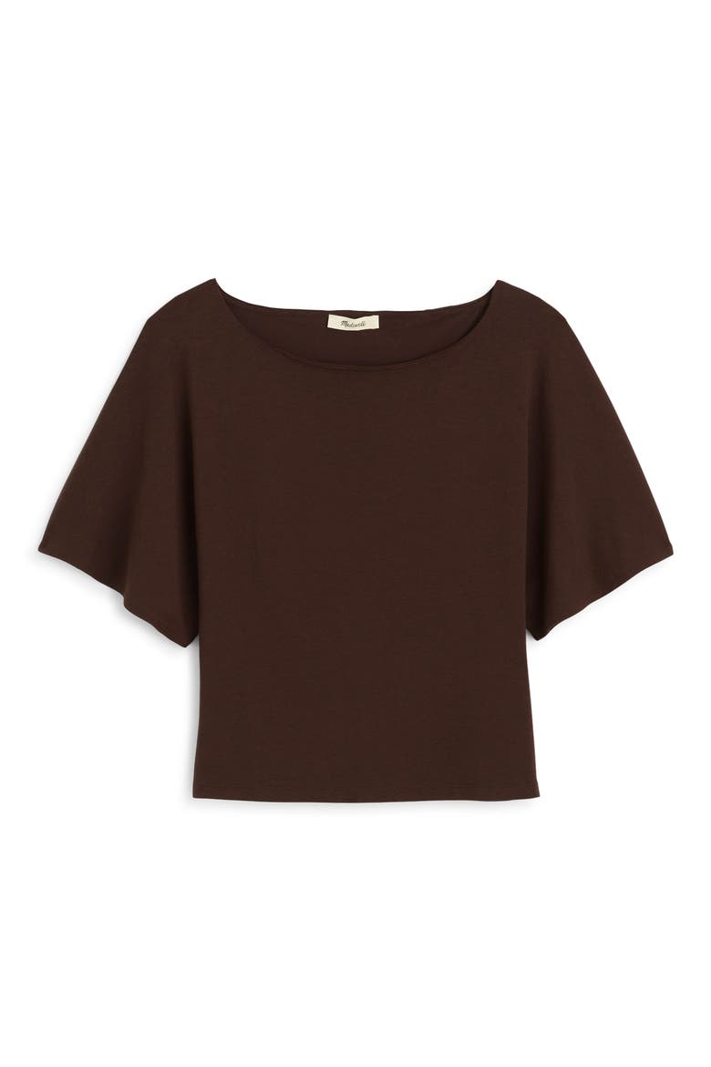 Boatneck Dolman Sleeve Top, Main, color, DARK CHICORY