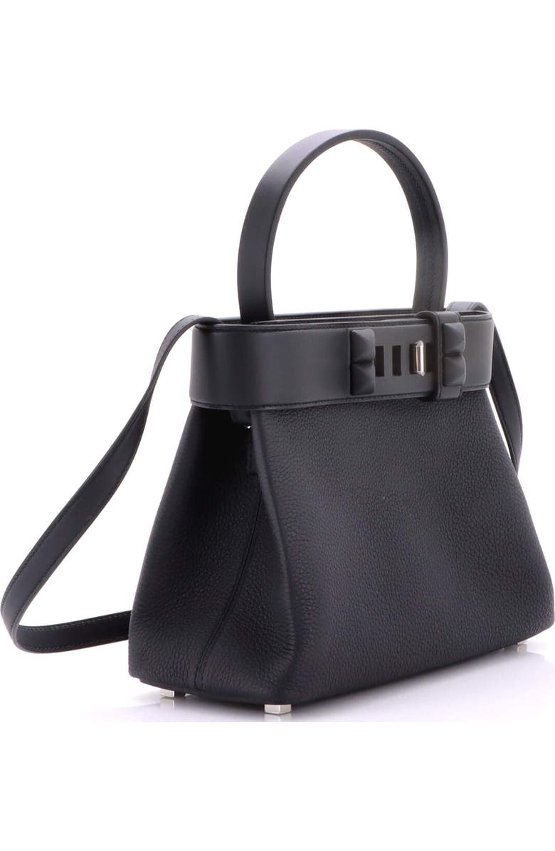 Pre-Owned Hermes Medor Handbag Togo, Alternate, color, Noir