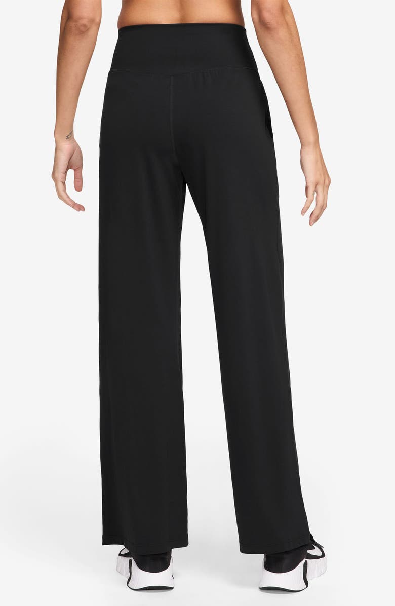 Nike Zenvy Dri-FIT High Waist Wide Leg Pants, Alternate, color, 010 010 Black/Pcg3c