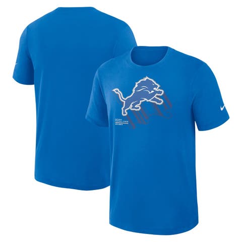 Men's Nike Blue Detroit Lions Primetime Slub Dri-FIT T-Shirt
