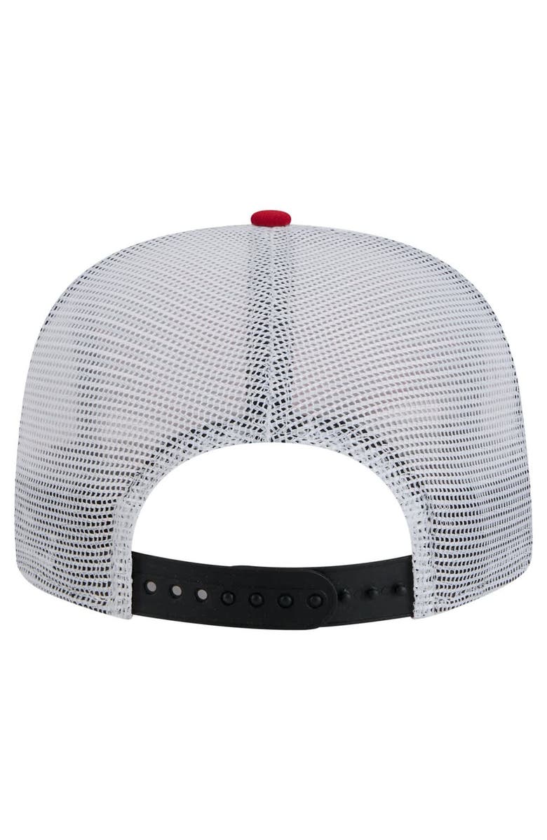 New Era Men's New Era Red/Black Atlanta Falcons Throwback Dye Golfer Snapback Hat, Alternate, color, 