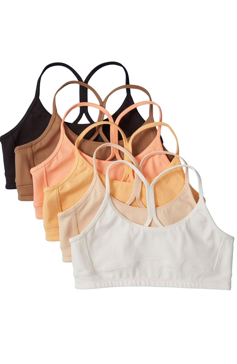 Yellowberry Tink Strappy Sports Bra, Alternate, color, Starry Night