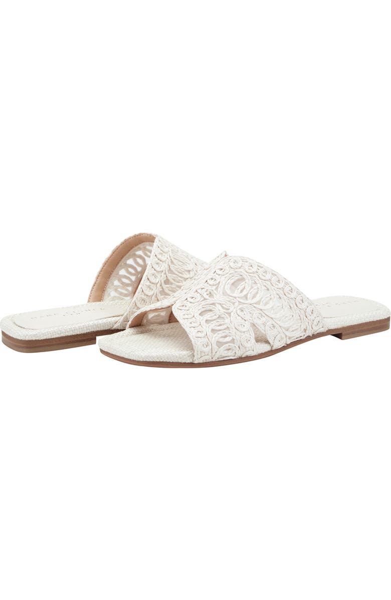 Marc Fisher Nalany Slide Sandal, Alternate, color, White