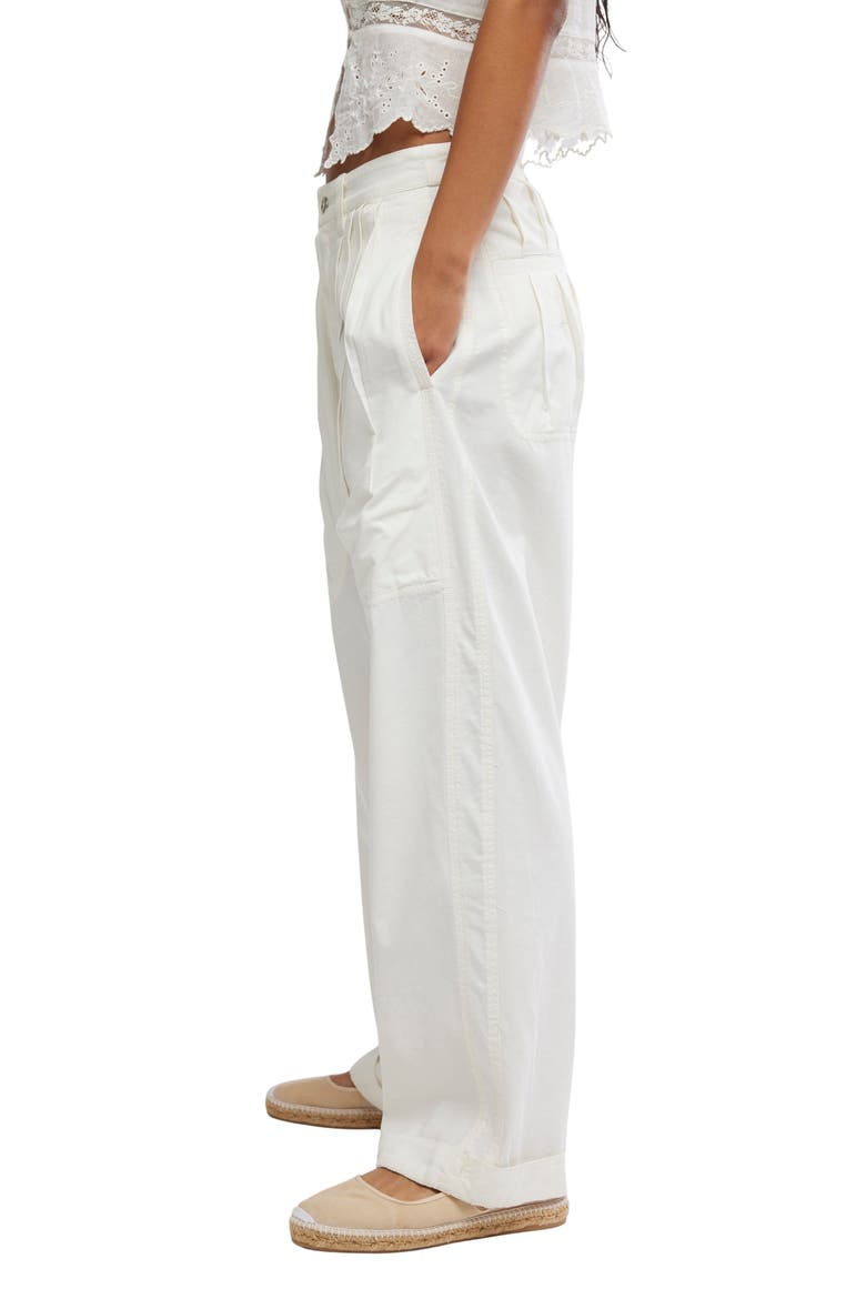 Clover Drop Crotch Pants, Alternate, color, TOFU