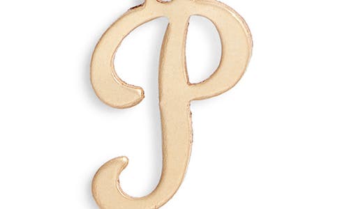 Set & Stones Gianna Initial Pendant Necklace In Gold/p