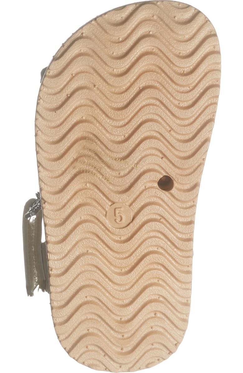 bebe Rhinestone Embellished Sandal, Alternate, color, Tan