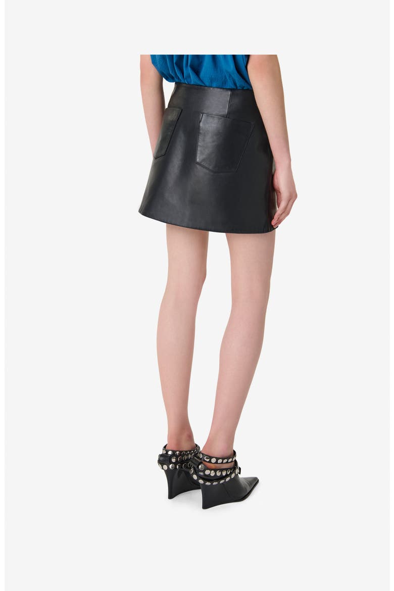 The Rebelle Mini Skirt, Alternate, color, Black