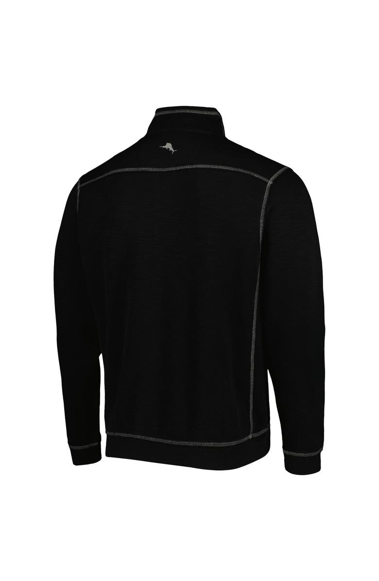 Tommy Bahama Men's Tommy Bahama Black South Carolina Gamecocks Sport Tobago Bay Tri-Blend Mock Neck Half-Zip Jacket, Alternate, color, 