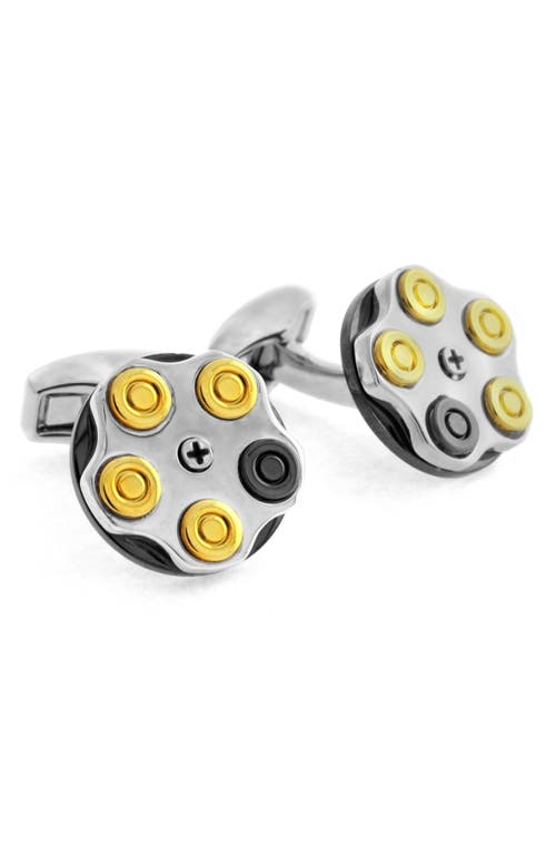 Tateossian Russian Roulette Cuff Links in Silver  product