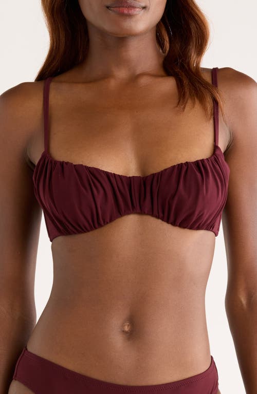 Ulla Johnson Naomi Ruched Bikini Top