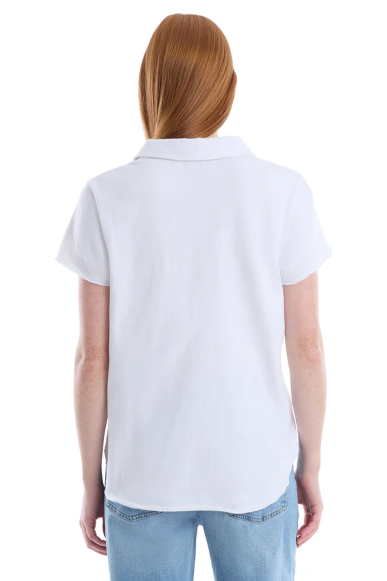 Polo With Chest Pocket, Alternate, color, White