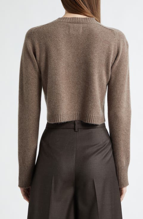 Zephir Crop Cashmere Cardigan