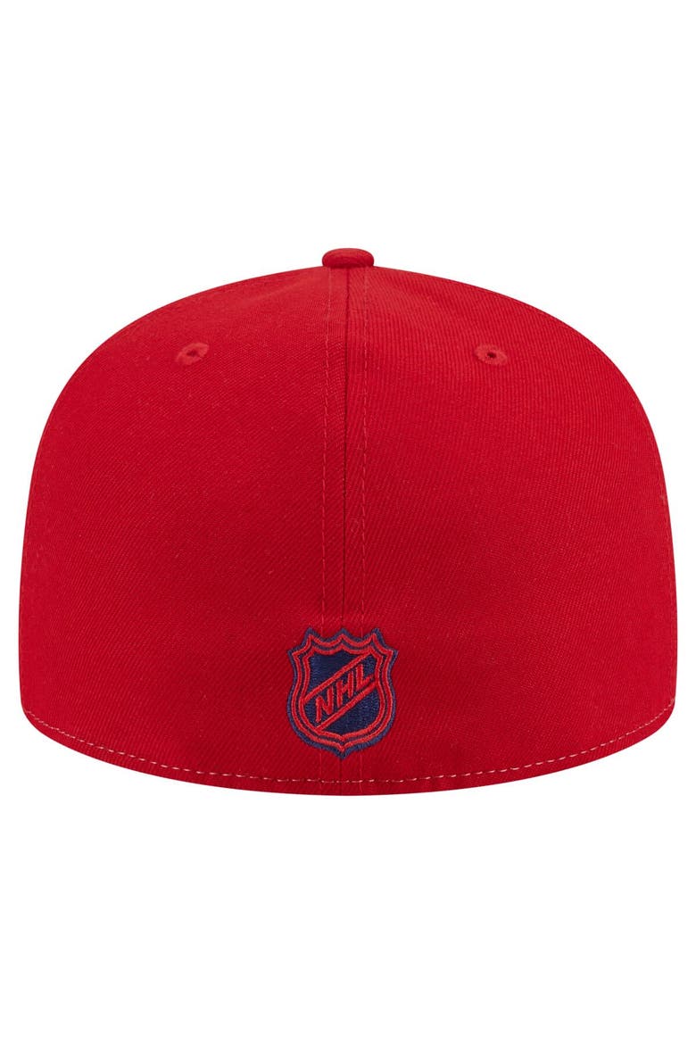 Men's New Era White/Red Washington Capitals Repeat Two-Tone 59FIFTY Fitted Hat, Alternate, color, White