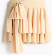 H&M Tiered Tie-belt Skirt