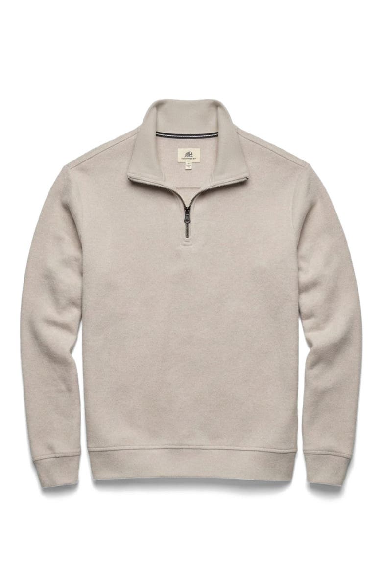 Surfside Supply Co. Bobby Cashmist Fleece Quarter Zip, Main, color, Taupe Grey Heather