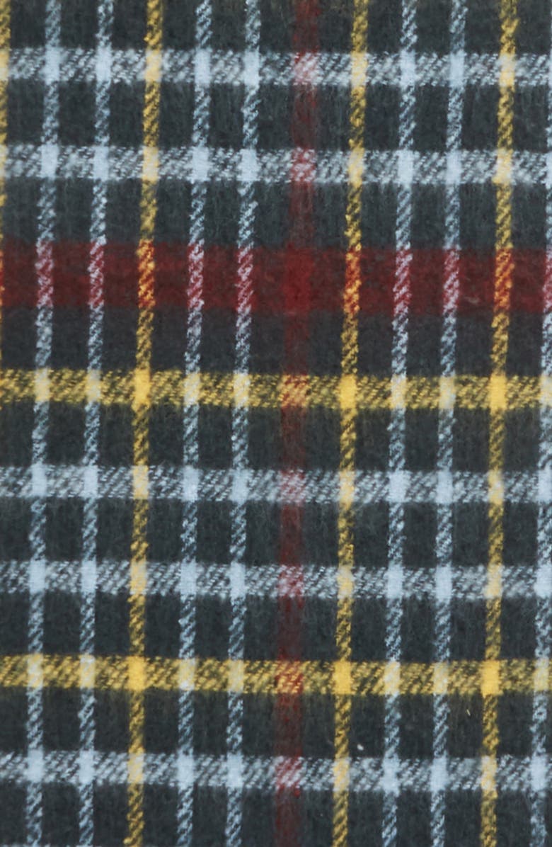Something Navy Check Blanket Scarf, Alternate, color,