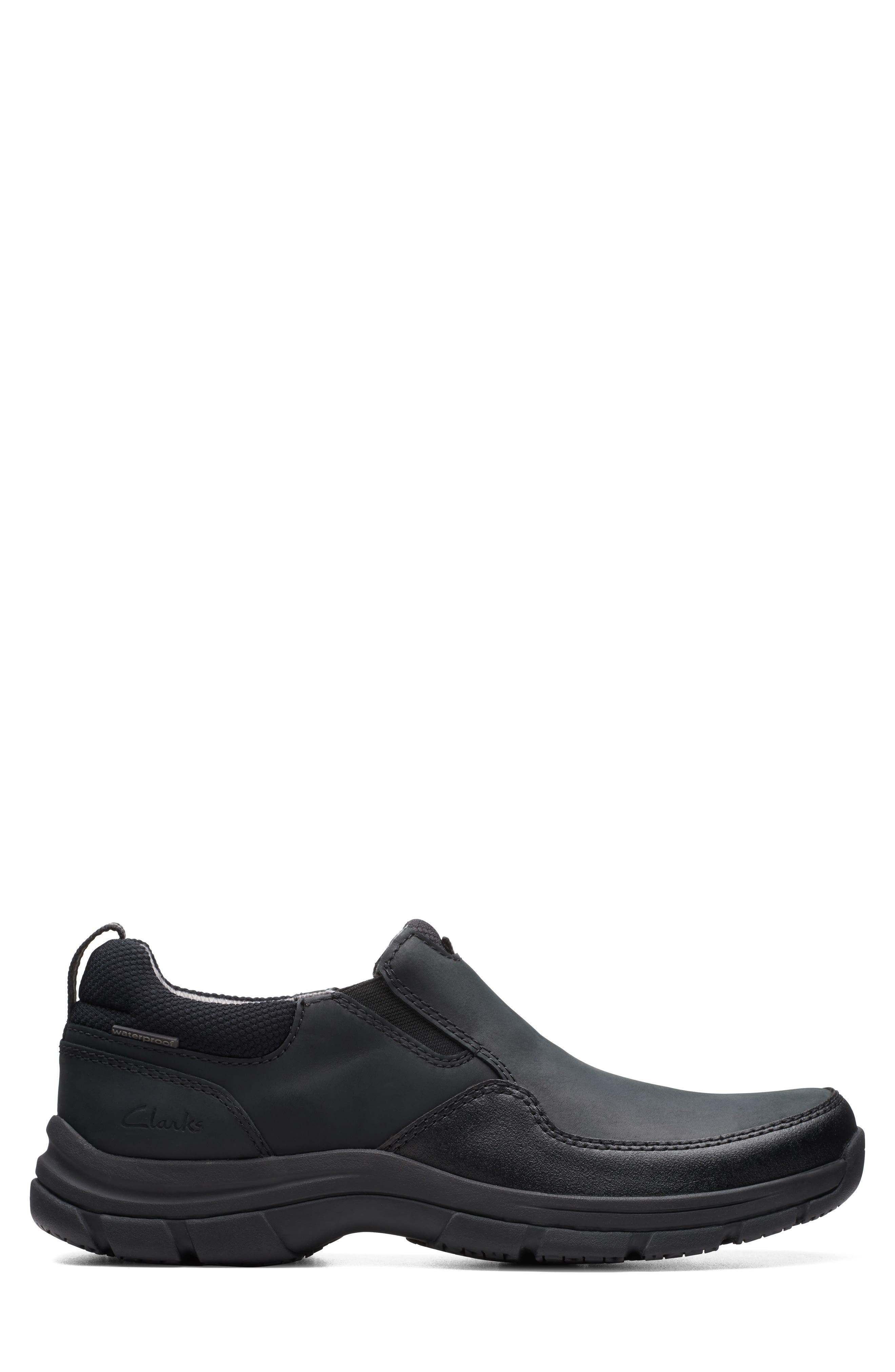 Clarks<sup>®</sup> Walpath Step Slip-On, Alternate, color, Black Leather