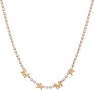 Alex and Ani Mama Crystal Tennis Necklace