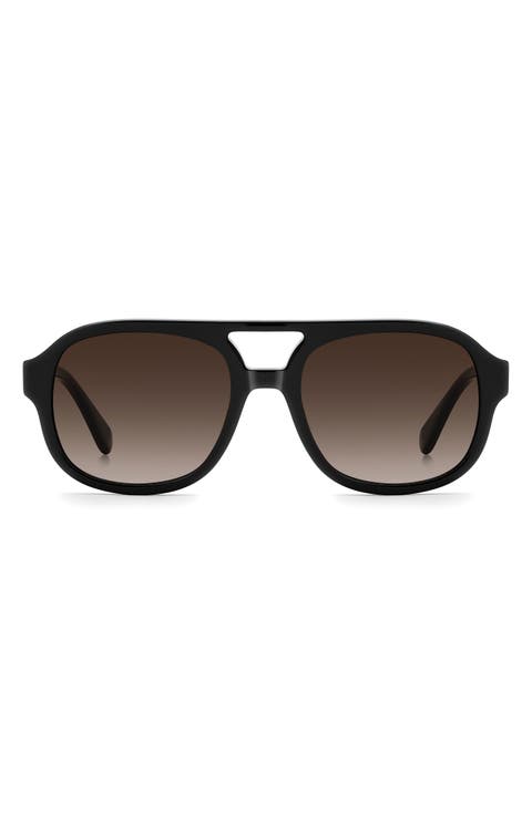 edie 54mm gradient square sunglasses
