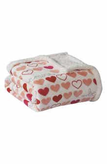 Luxury Home Isabella Reversible Faux Shearling Throw Blanket