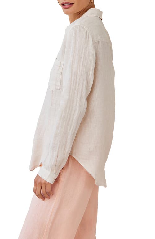 Shop Bella Dahl Garment Dyed Linen Button-up Shirt