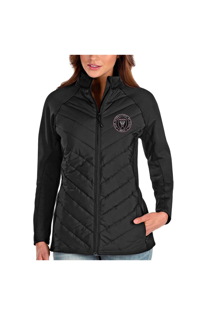 ANTIGUA Women's Antigua Black Inter Miami CF Altitude Full-Zip Jacket, Main, color, 