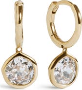 Monica Vinader Siren 14k Gold Lab-Grown Diamond Huggie Hoop Earrings