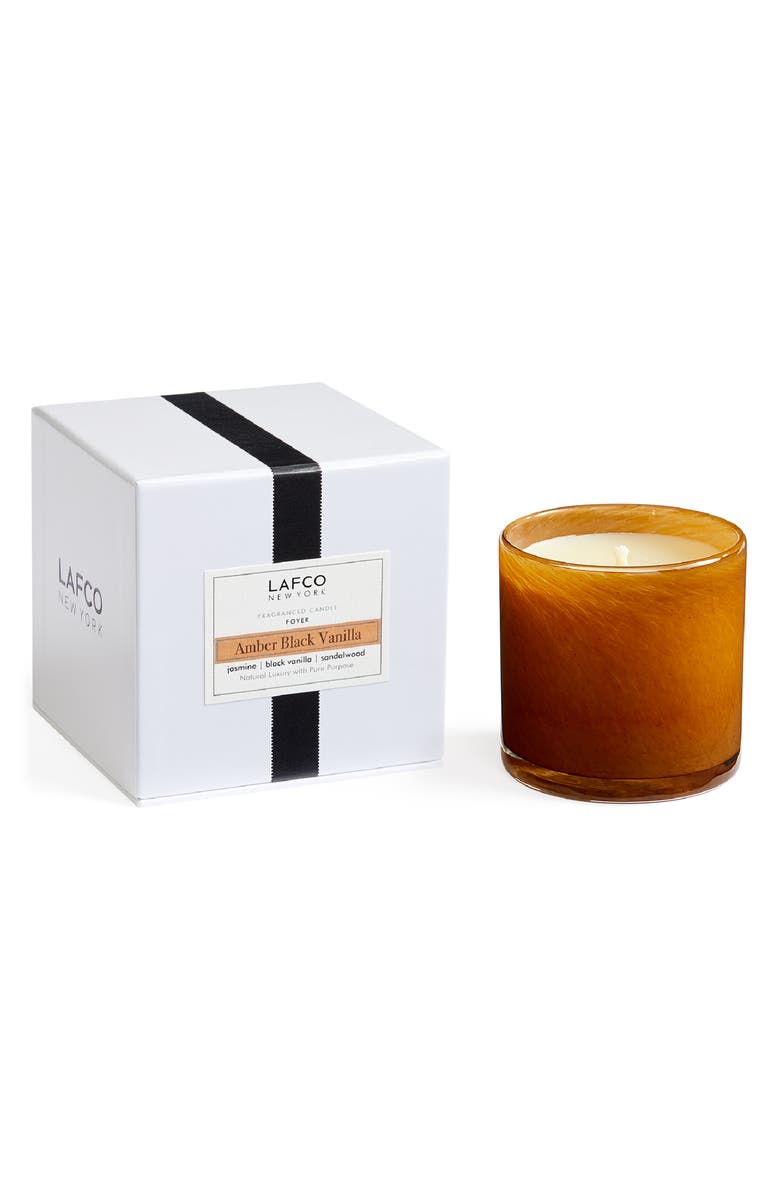 Lafco Amber Black Vanilla Classic Candle, Alternate, color, Brown