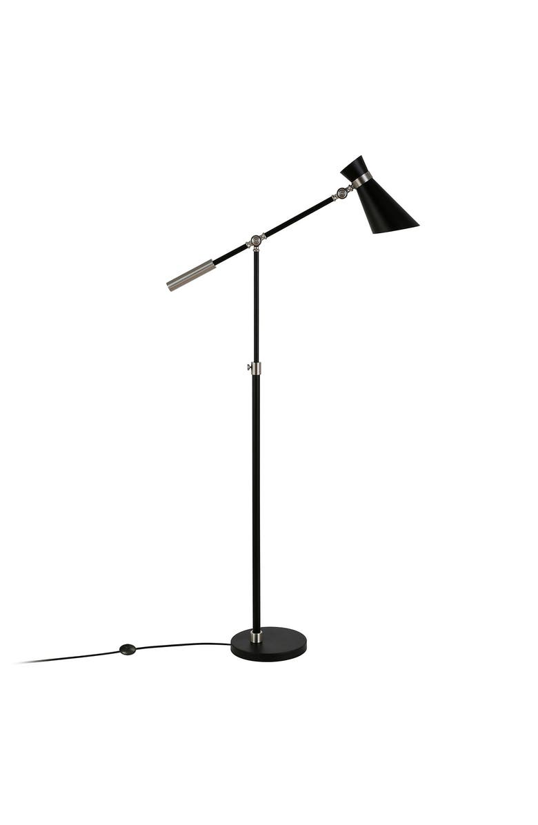 ADDISON AND LANE Rex Floor Lamp     Black/Brushed Nickel, Alternate, color, 