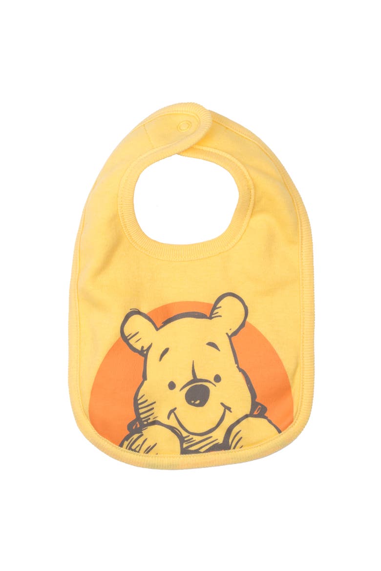 Winnie the Pooh 4-Piece Bodysuit and Pants Set, Alternate, color, Pooh Oatmeal Yellow