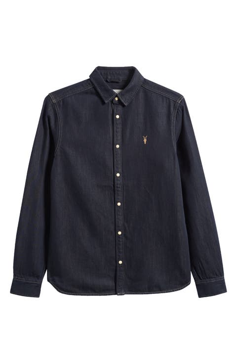 Gleason Cotton Blend Denim Shirt