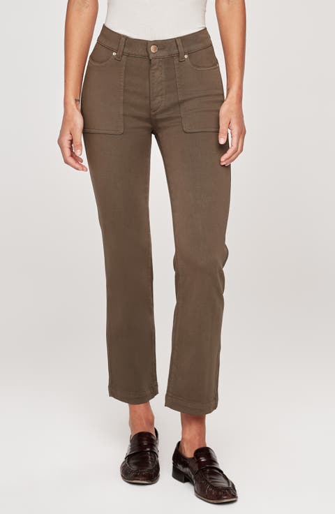 Mara Instasculpt Mid Rise Ankle Straight Leg Pants