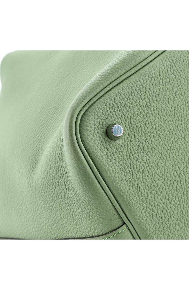 Pre-Owned Hermes Picotin Lock Bag Clemence MM, Alternate, color, Vert Criquet
