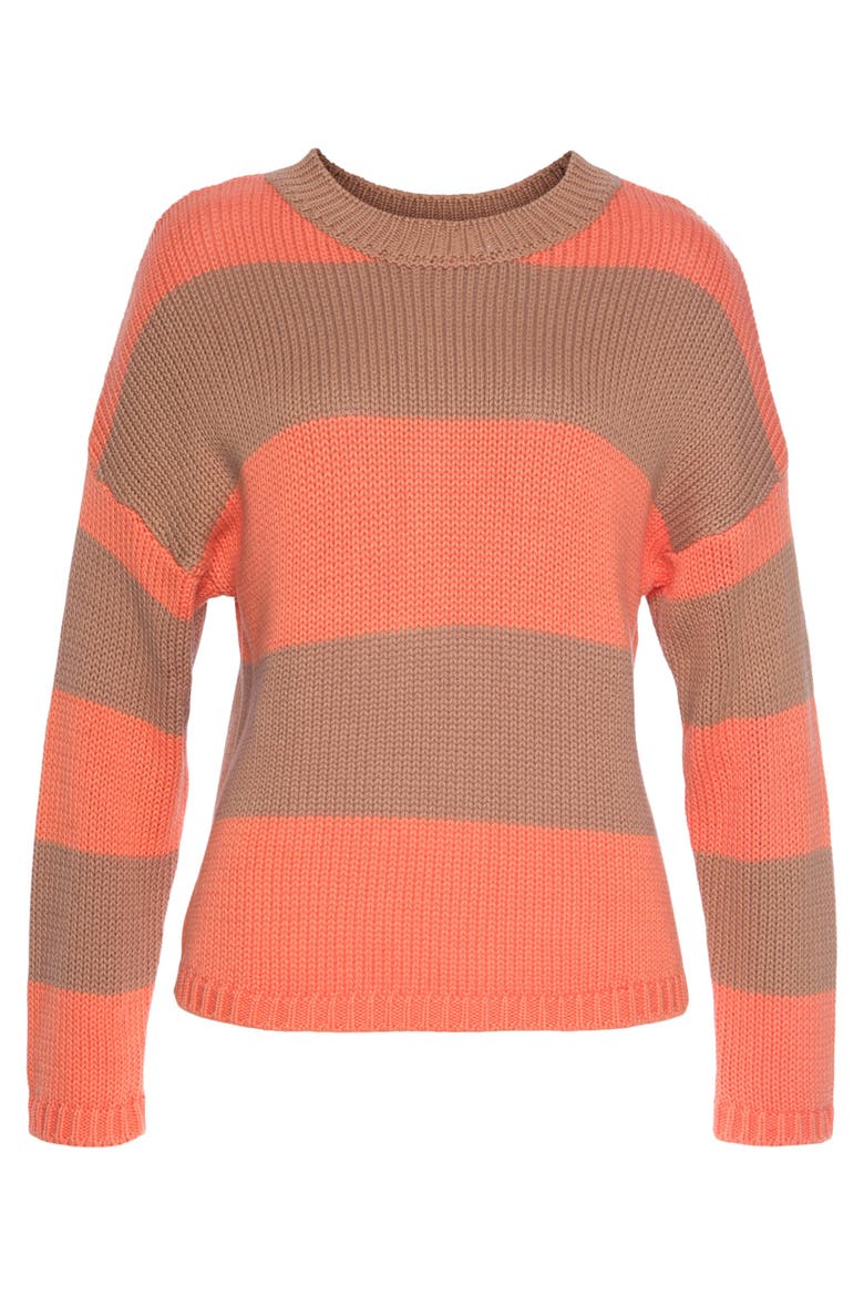 Striped Long Sleeve Sweater, Alternate, color, Multi Striped