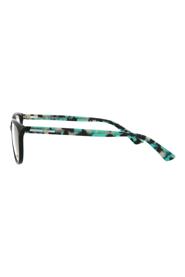 51mm Core Square Optical Glasses, Alternate, color, BLACK AVANA TRANSPARENT