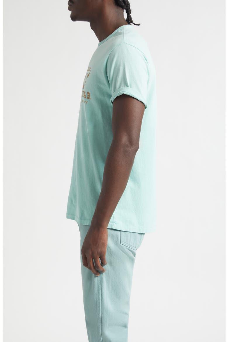 Western Cotton & Hemp Graphic T-Shirt, Alternate, color, FADED TURQUOISE
