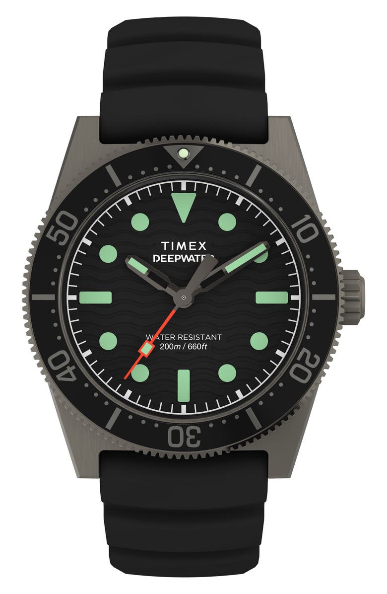 Timex<sup>®</sup> Deepwater Reef Synthetic Strap Watch, 41mm, Main, color,