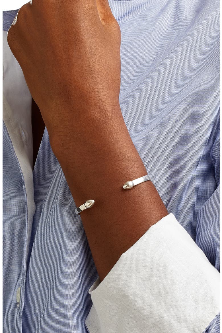Fiji Bud Cuff, Alternate, color, SILVER
