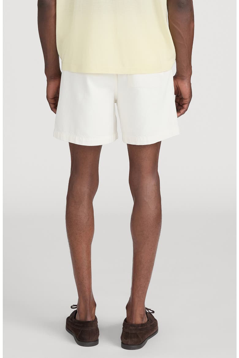 Cotton Canvas Drawstring Shorts, Alternate, color, OFF WHITE