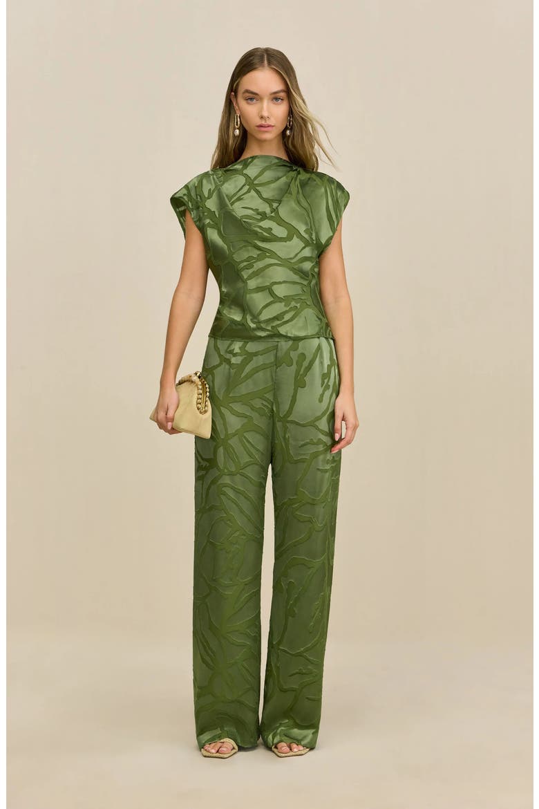 Monette Plunge Back Top, Alternate, color, DEEP PASTURE