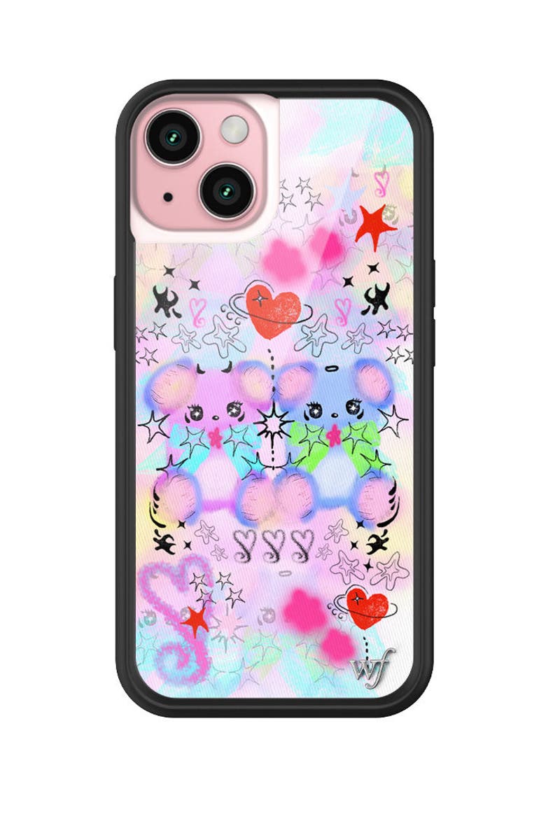 Cotton Candy Teddies iPhone Case, Alternate, color, Purple