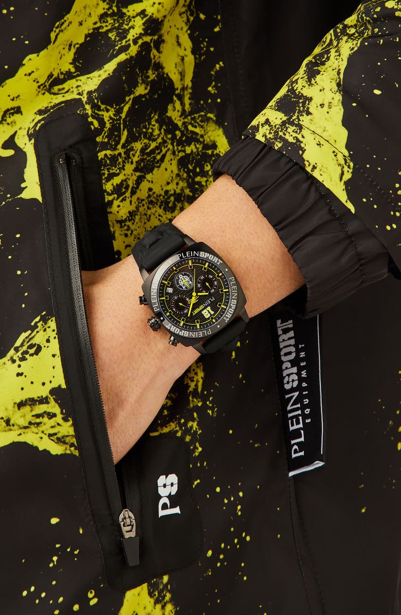 PLEIN SPORT Wildcat Sport Bracelet Watch, 40mm, Alternate, color, Black