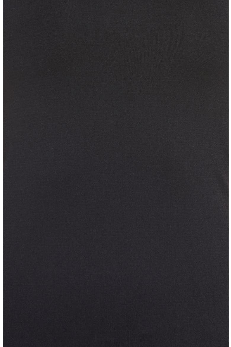 Sleeveless Mock Neck Dress, Alternate, color, BLACK