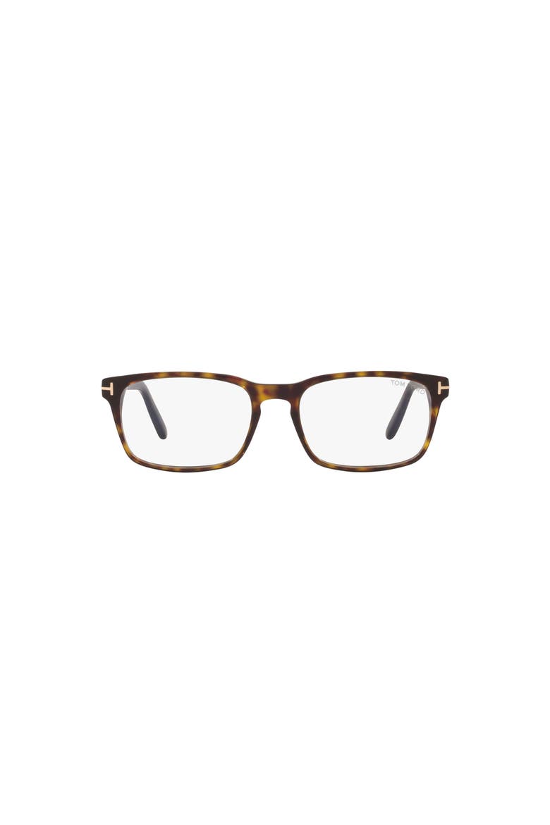 54mm Rectangle optical glasses, Alternate, color, Tortoise