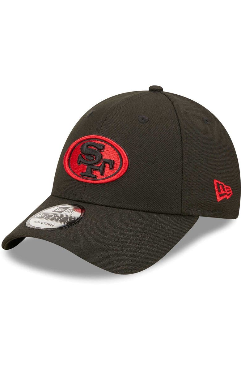 New Era Men's New Era Black San Francisco 49ers The League 9FORTY Adjustable Hat, Main, color, 